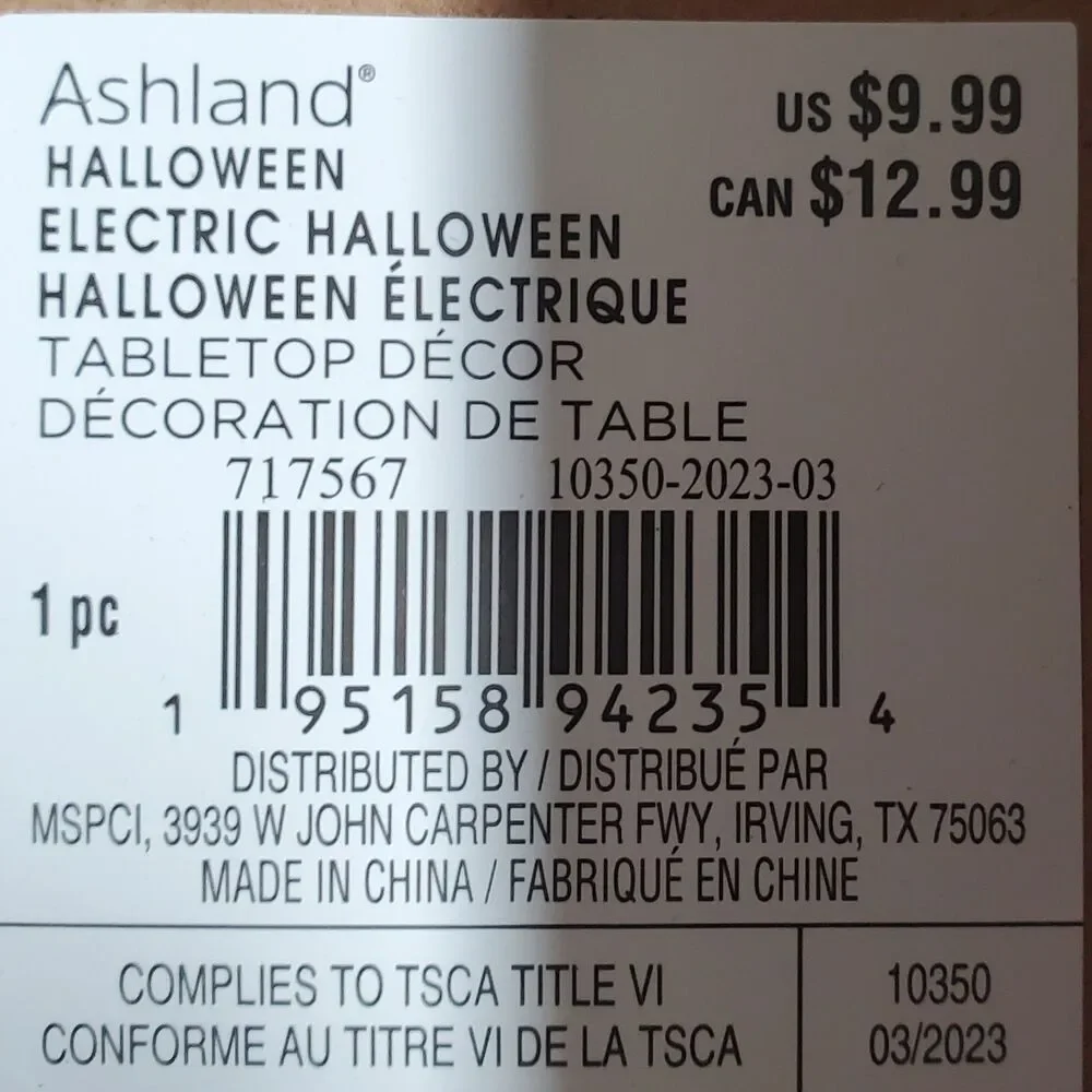 Ashland "Be Our Ghost" Wall Sign Electric Halloween Decoration Wood Haunted Home - Picture 2 of 2